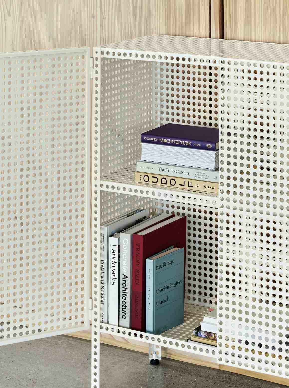 Perforated Cabinet Floor Medium Sideboard Hay
