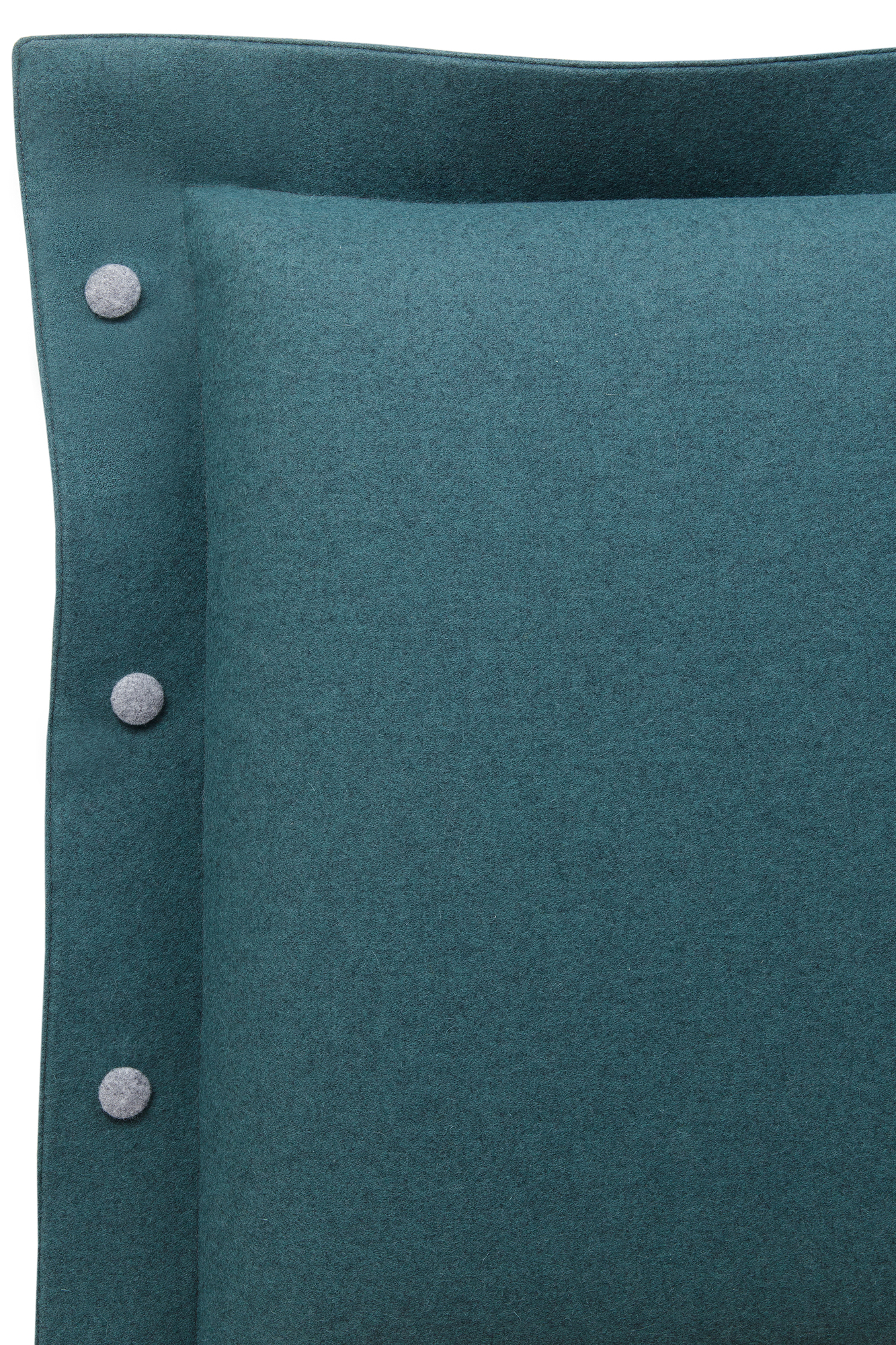 Pure bed upholstery for headboard 180 x 200 cm Velito blue green Hans Hansen