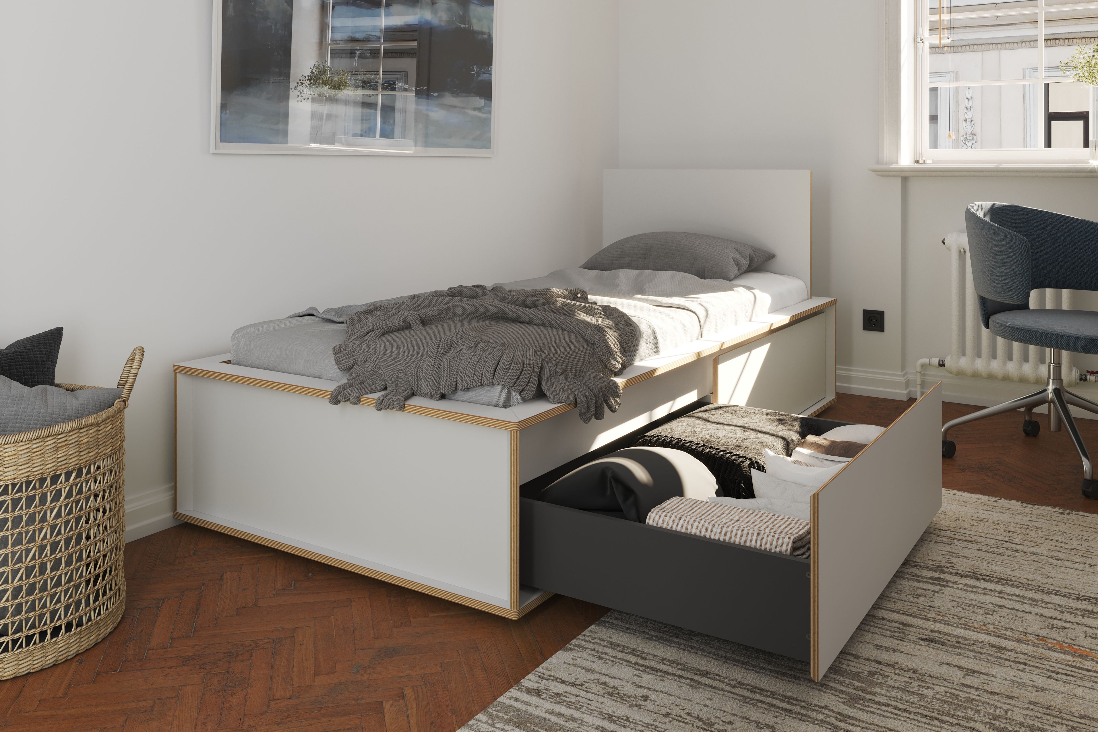Spaze bed Müller Möbelwerkstätten