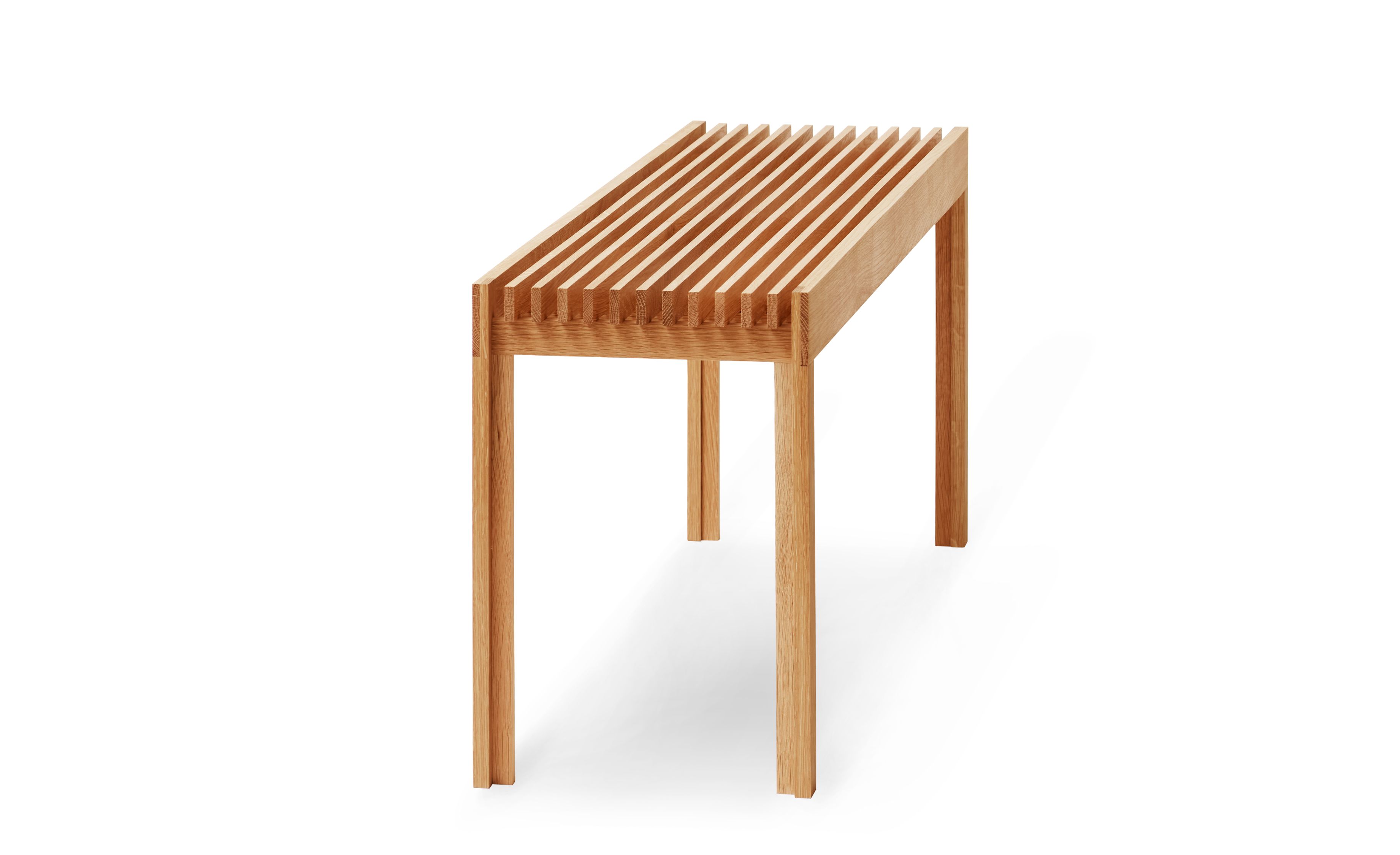 Lightweight bench oak oiled Form & Refine