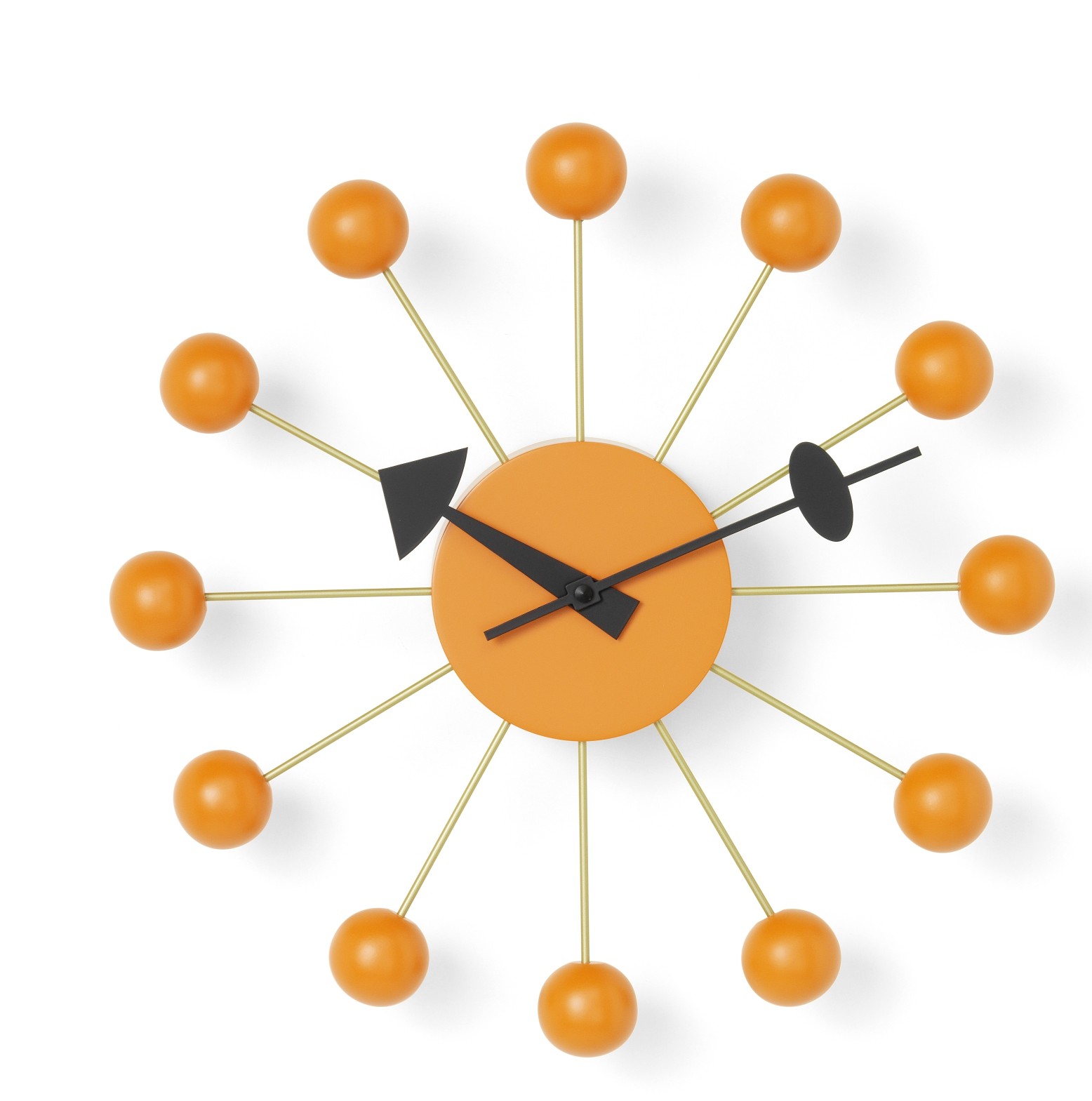 Ball Clock - orange