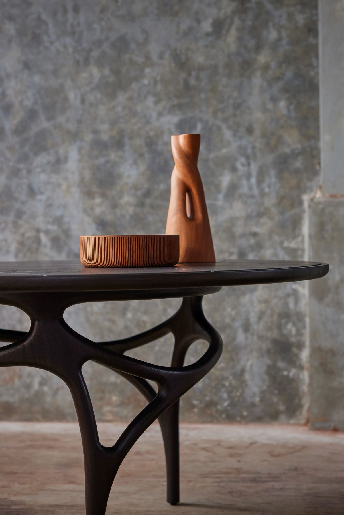 Cena Dining table dark brown Morpho