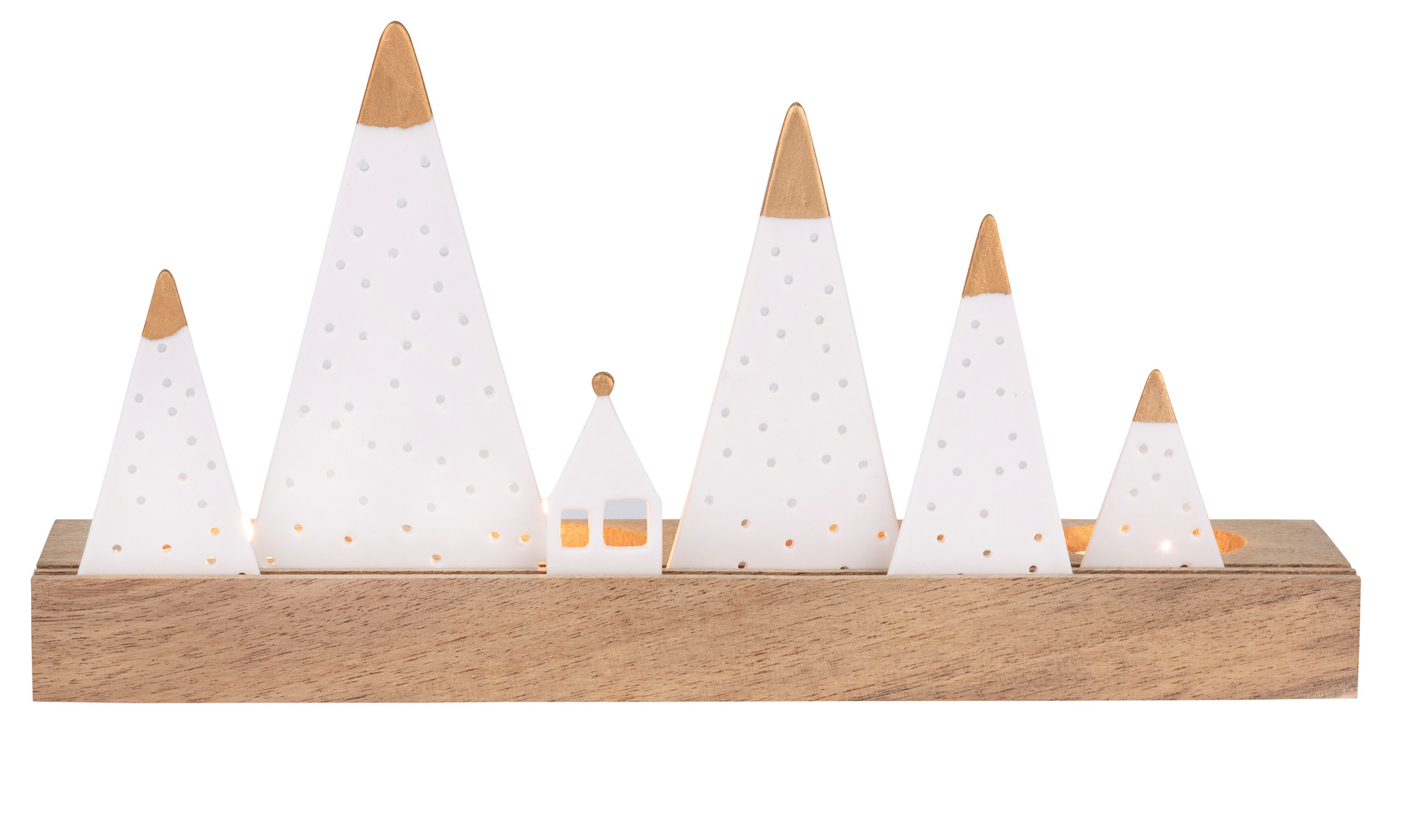 Living Xmas light object mountain Räder