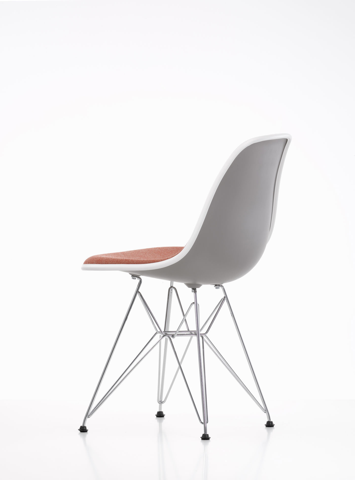 Eames Plastic Side Chair DSR Chair Fully upholstered Vitra