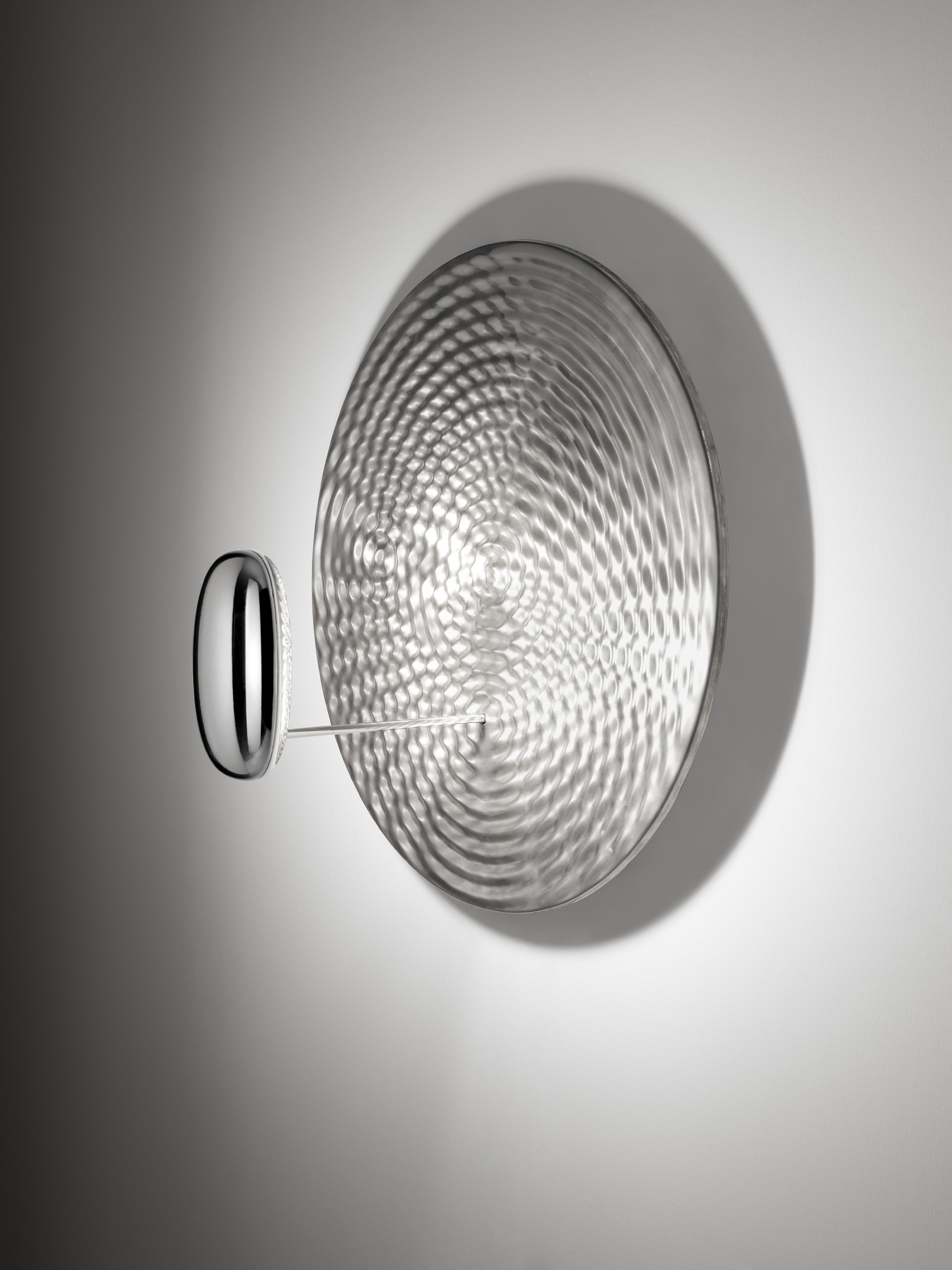 Droplet Mini LED Wall/Ceiling lamp polished chrome Artemide
