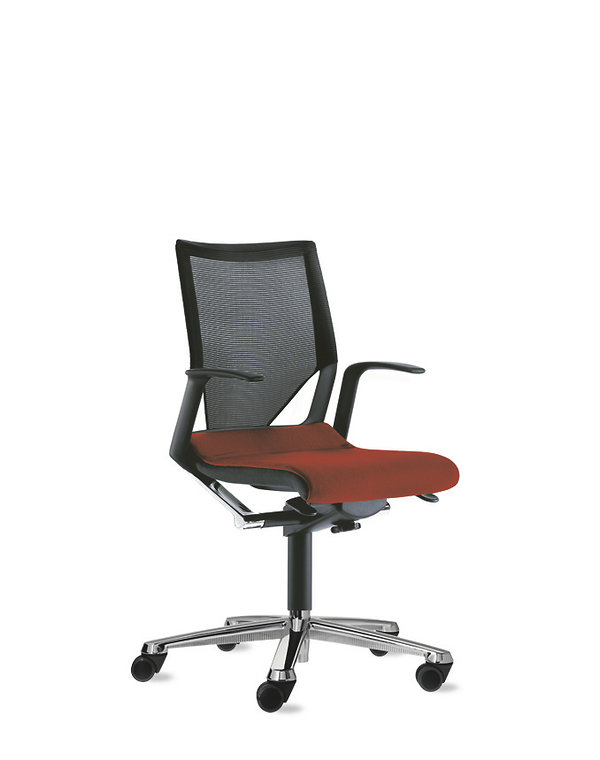 Modus 273/7 Office Swivel Chair Normal high back, with seat upholstery Wilkhahn