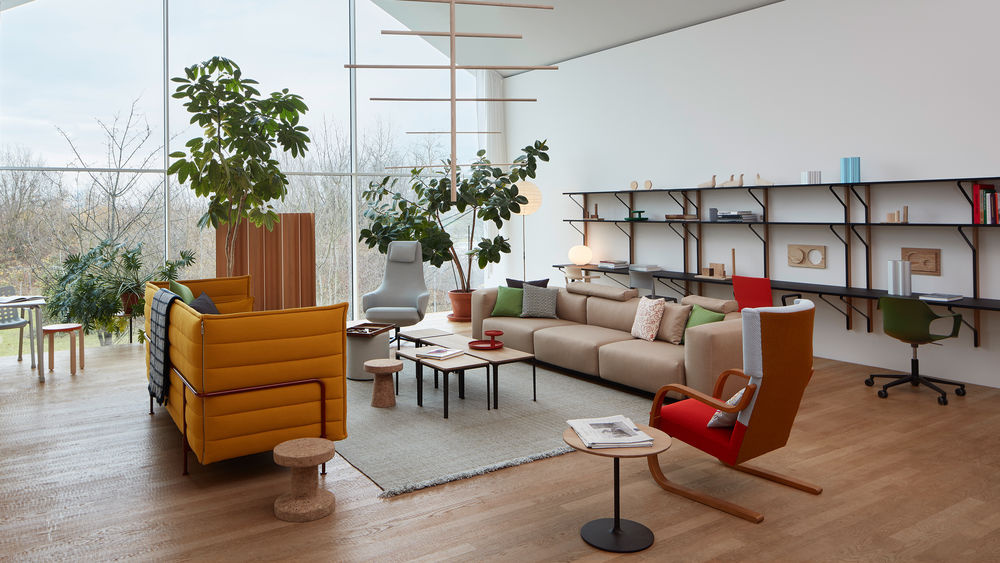 Alcove two-seater sofa Vitra