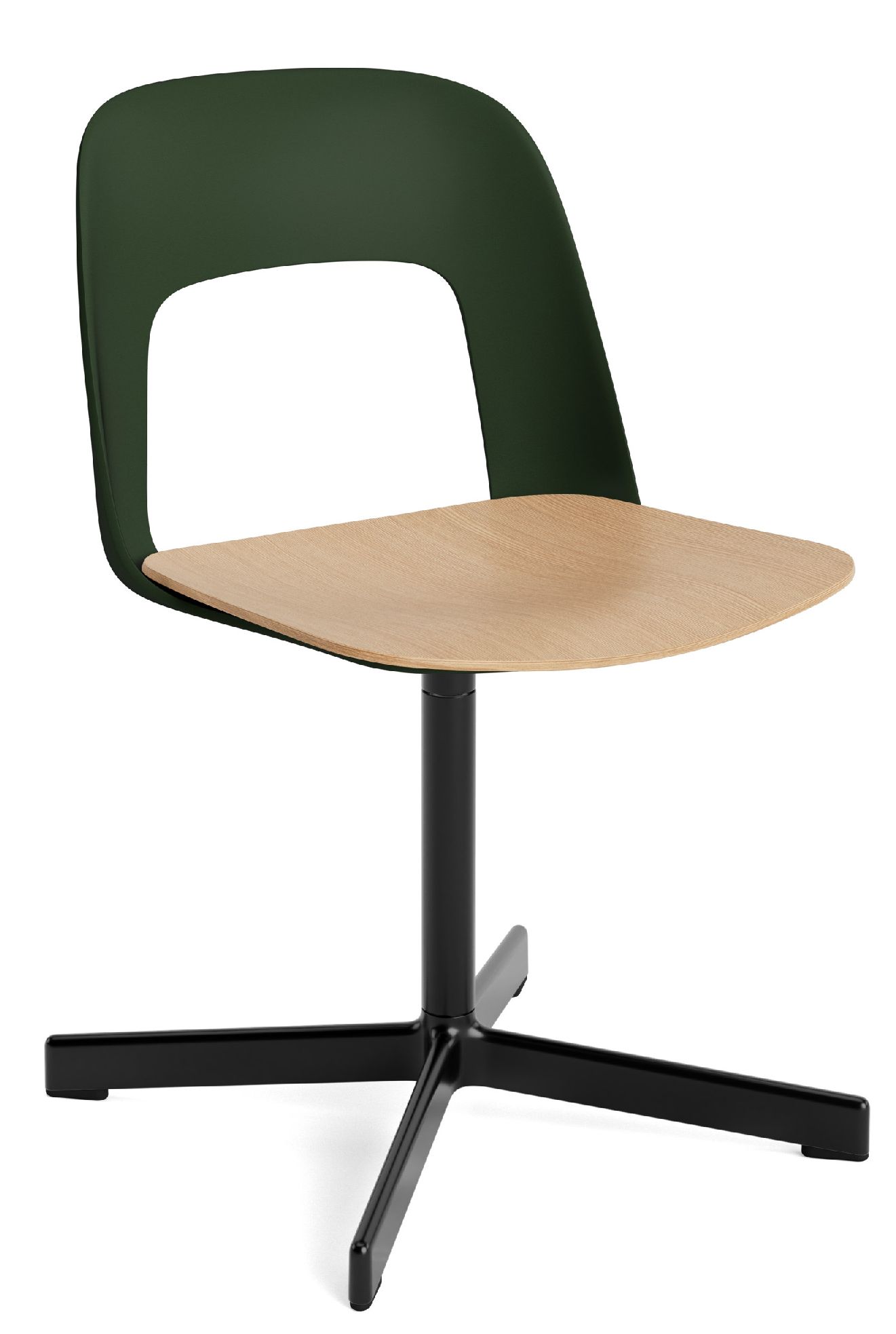 Layout Side Chair 132 4-star swivel base chair Hay 