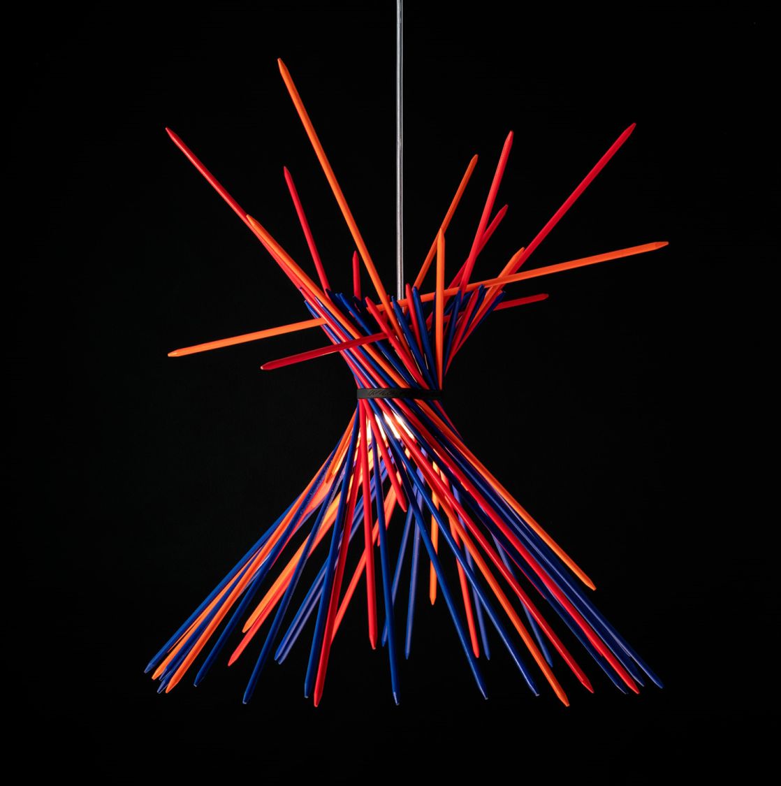Pic-A-Stic Pendant Light Blue-Luminescent Orange Ingo Maurer
