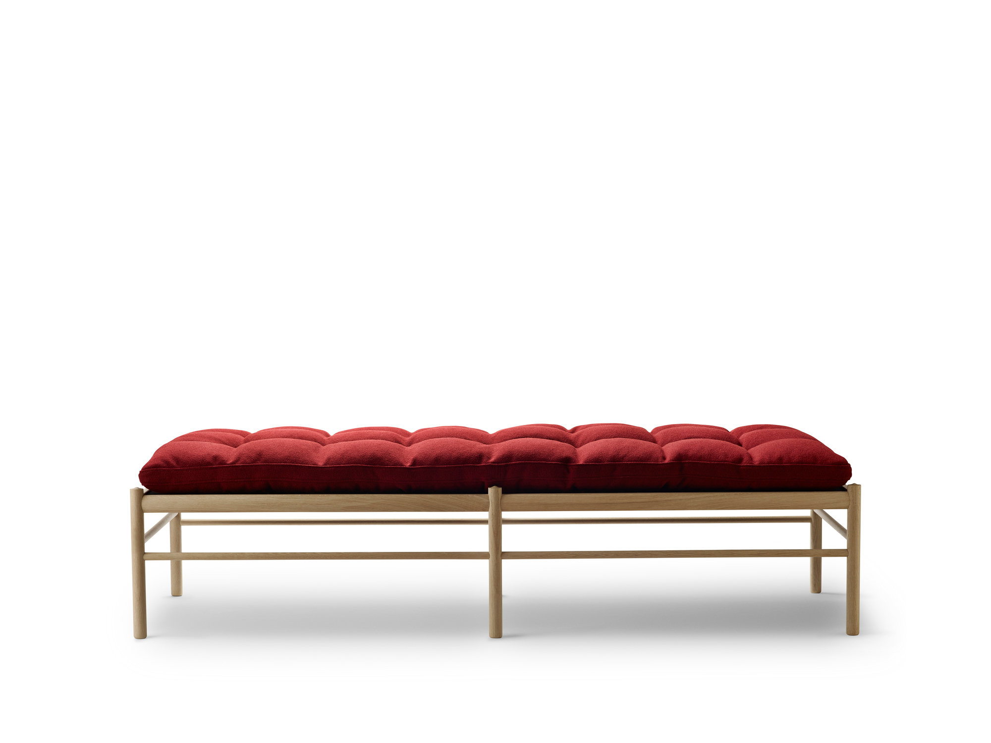 OW150 Daybed Carl Hansen &amp; Søn Leather brown Sif 95
