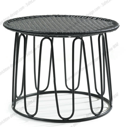 Circo Side Table outdoor ames Black matt / Black