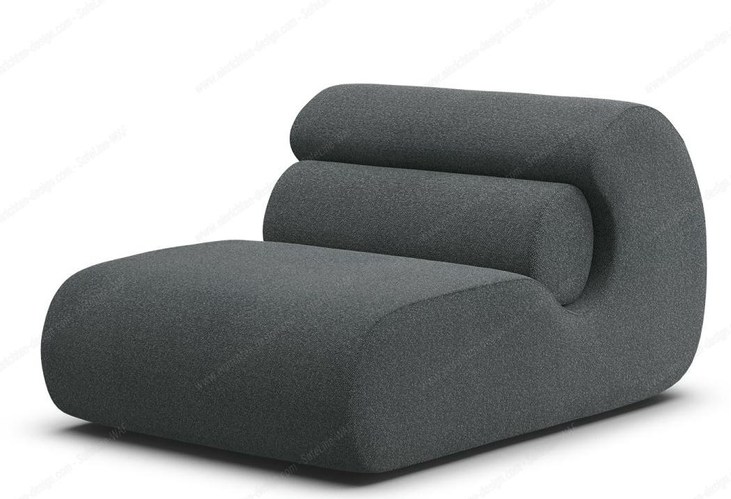OLA Sofa Lounge Chair Bouclé lava grey - Promise 095 / Cover not Removable OUT OLA Sofa Lounge Chair in Lava Grey Bouclé: Modernes Design für entspanntes Wohnen.