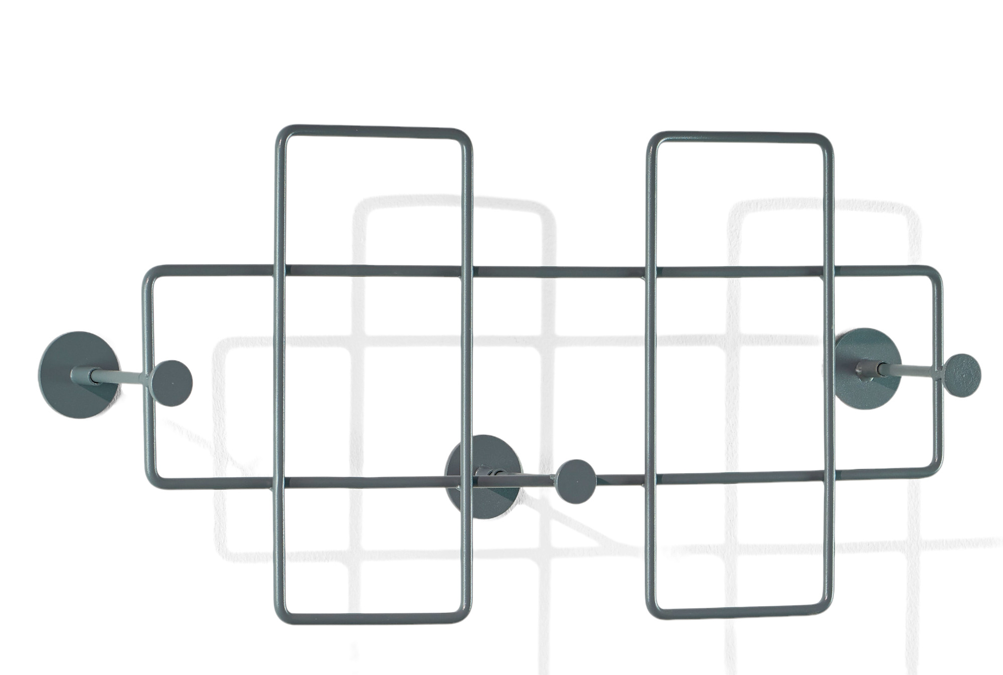 Bazar wall coat rack medium basalt grey Richard Lampert
