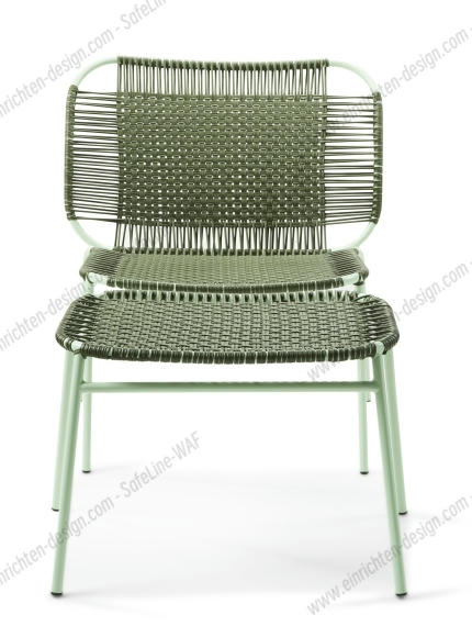Cielo Footstool Footstool Outdoor ames Olive green - Pastel green