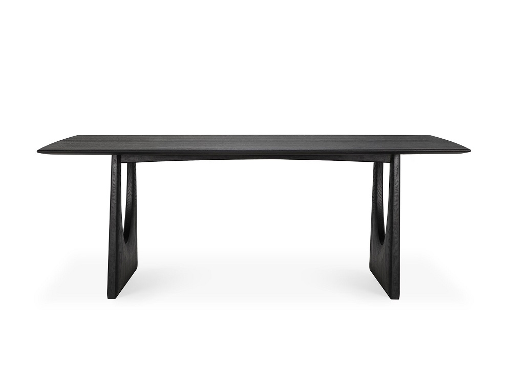 Geometric Dining table Oak black Ethnicraft
