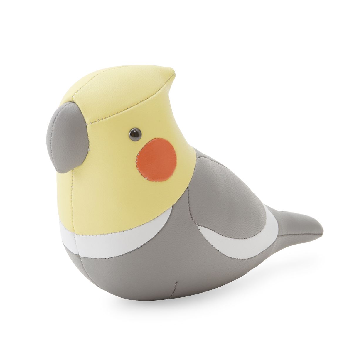 Cockatiel paperweight grey-cream Züny