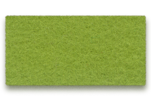 Detailaufnahme eines grünen Filzelements für den Hey Sign Welle Paravent, schalldämmend und dekorativ.