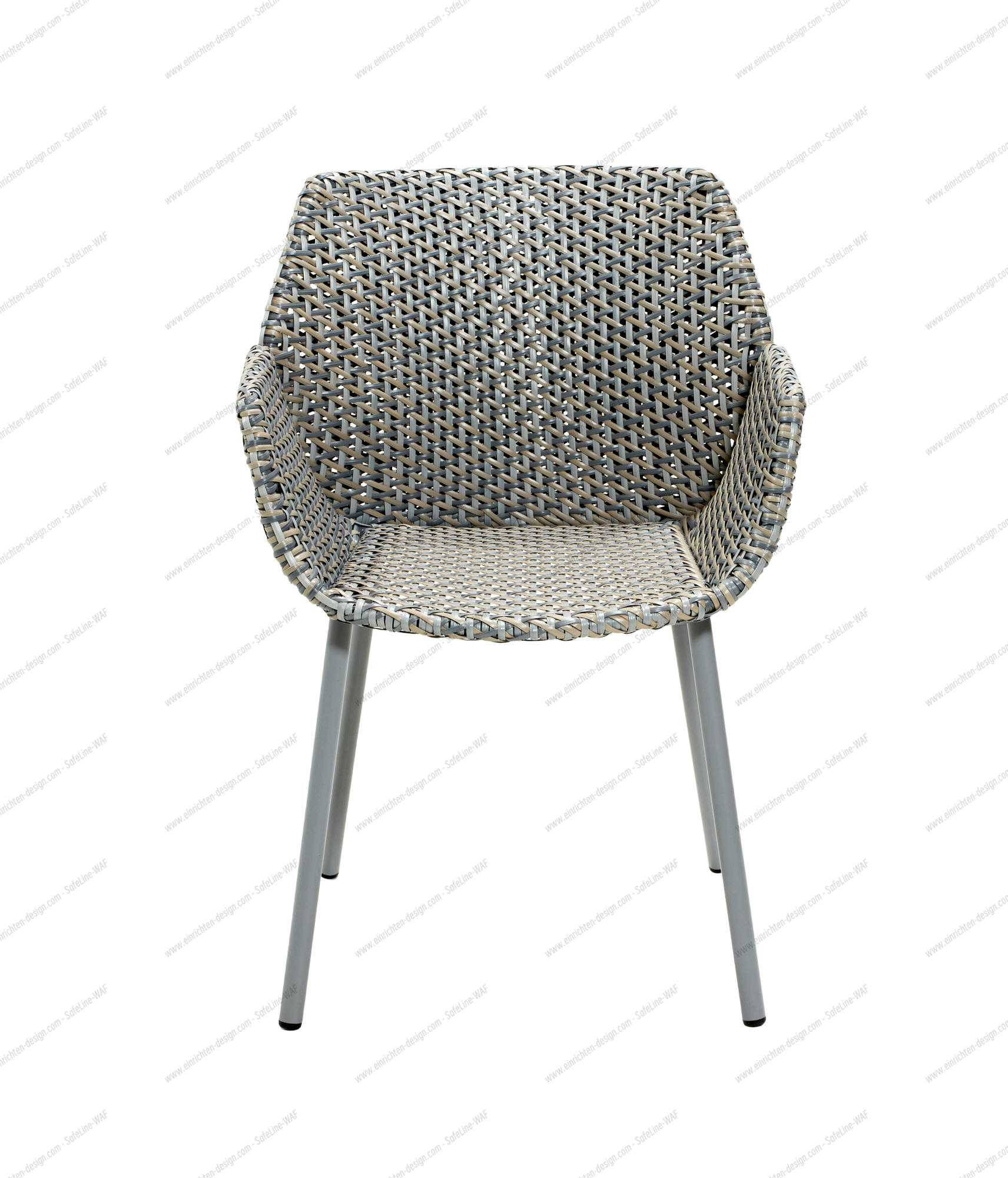 Vibe Outdoor Armchair Cane-Line light gray / gray / taupe