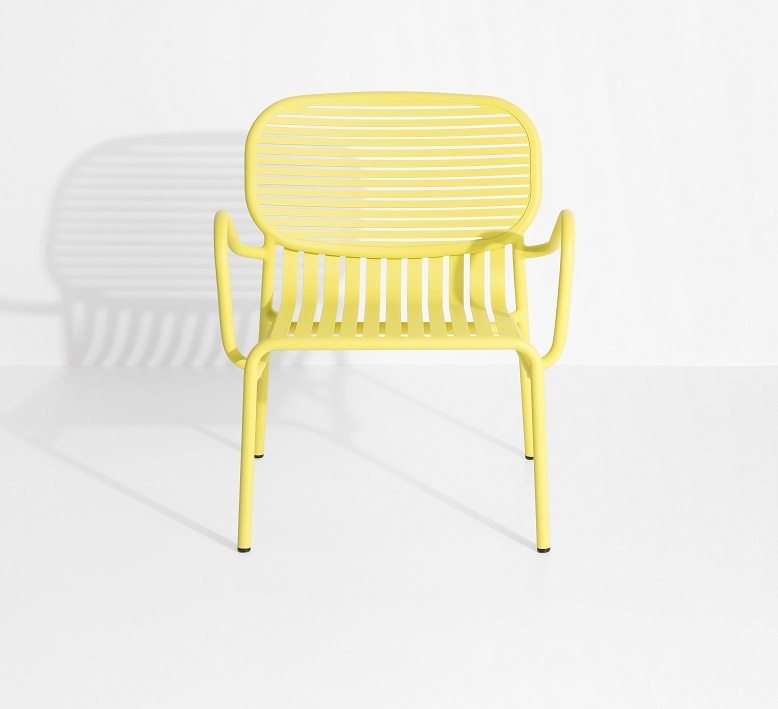 Week-End Garden Armchair Petite Friture Yellow
