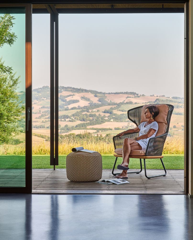 Denia Relax Armchair Outdoor with Seat Cushion Zori Gari Weishäupl  