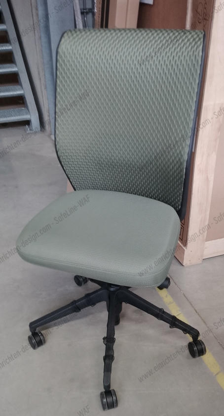 ID Chair - ID Mesh with lumbar support Office swivel chair OLIVE GREEN Vitra SINGLE PIECES