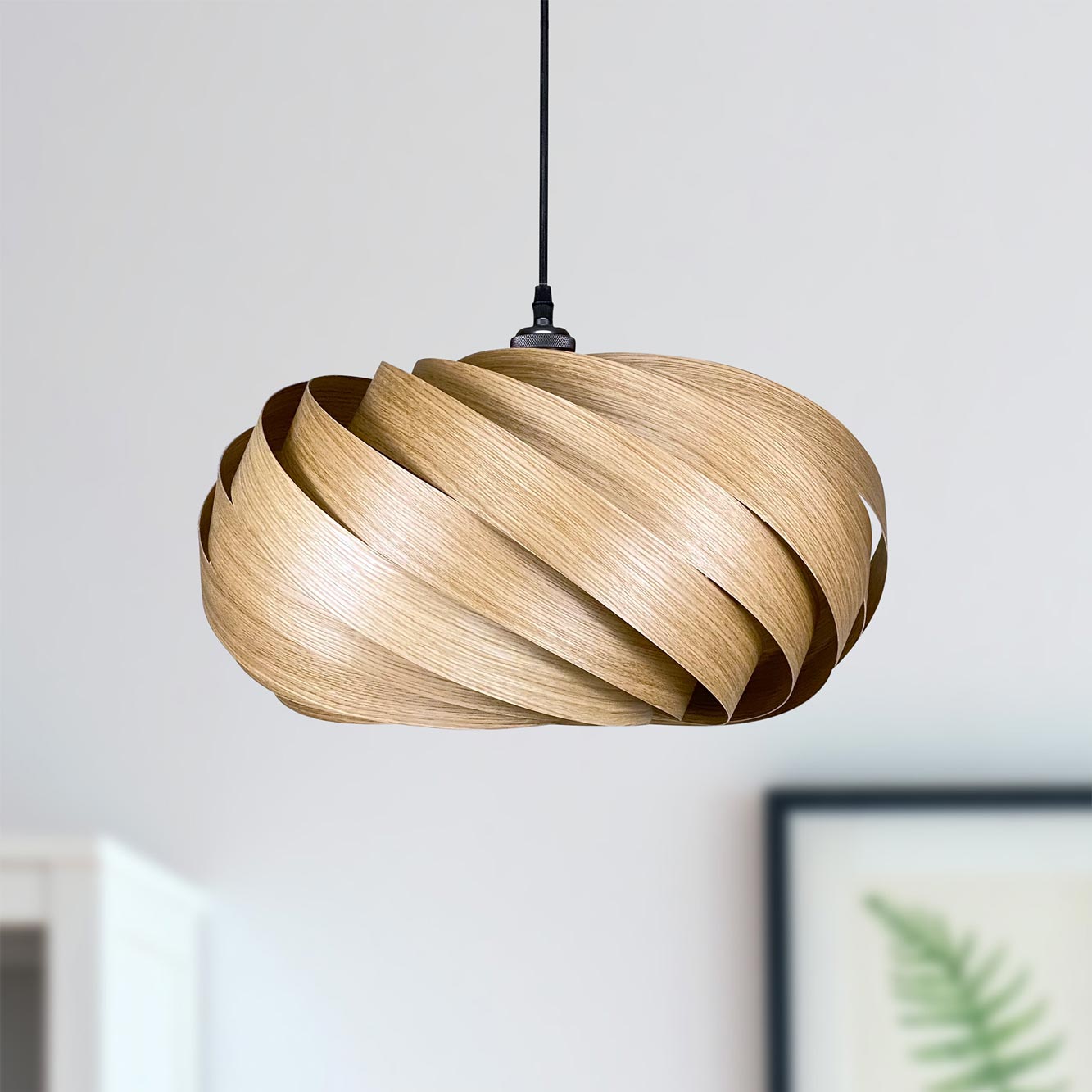 Quiescenta Pendant lamp Ø45 cm Oak Gofurnit