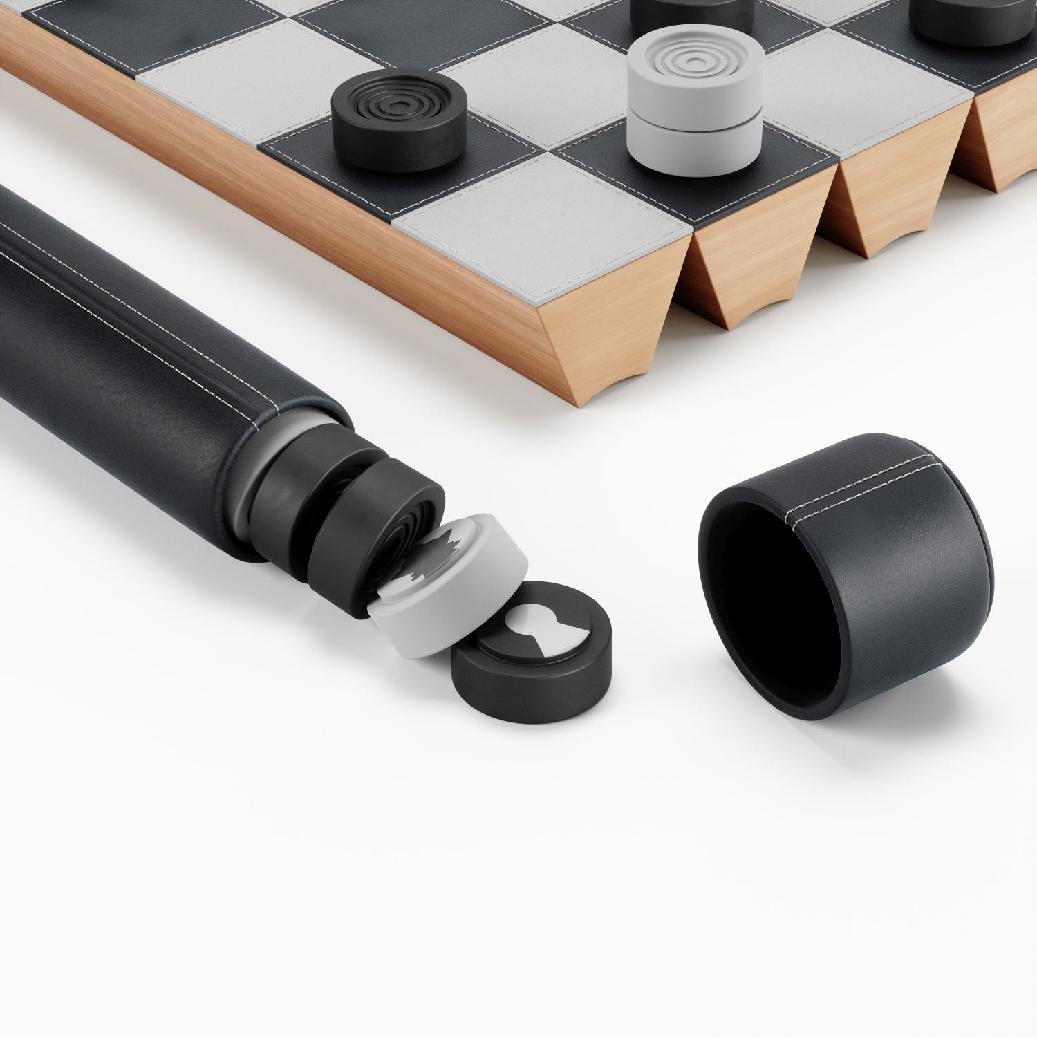 Rolz Chess / Checkers Ser Mobile Chess and Checkers Set Umbra SINGLE PIECES