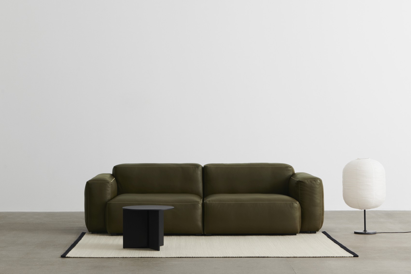 Mags Soft Sofa 2.5 seater Combination 1 Low Armrest Hay