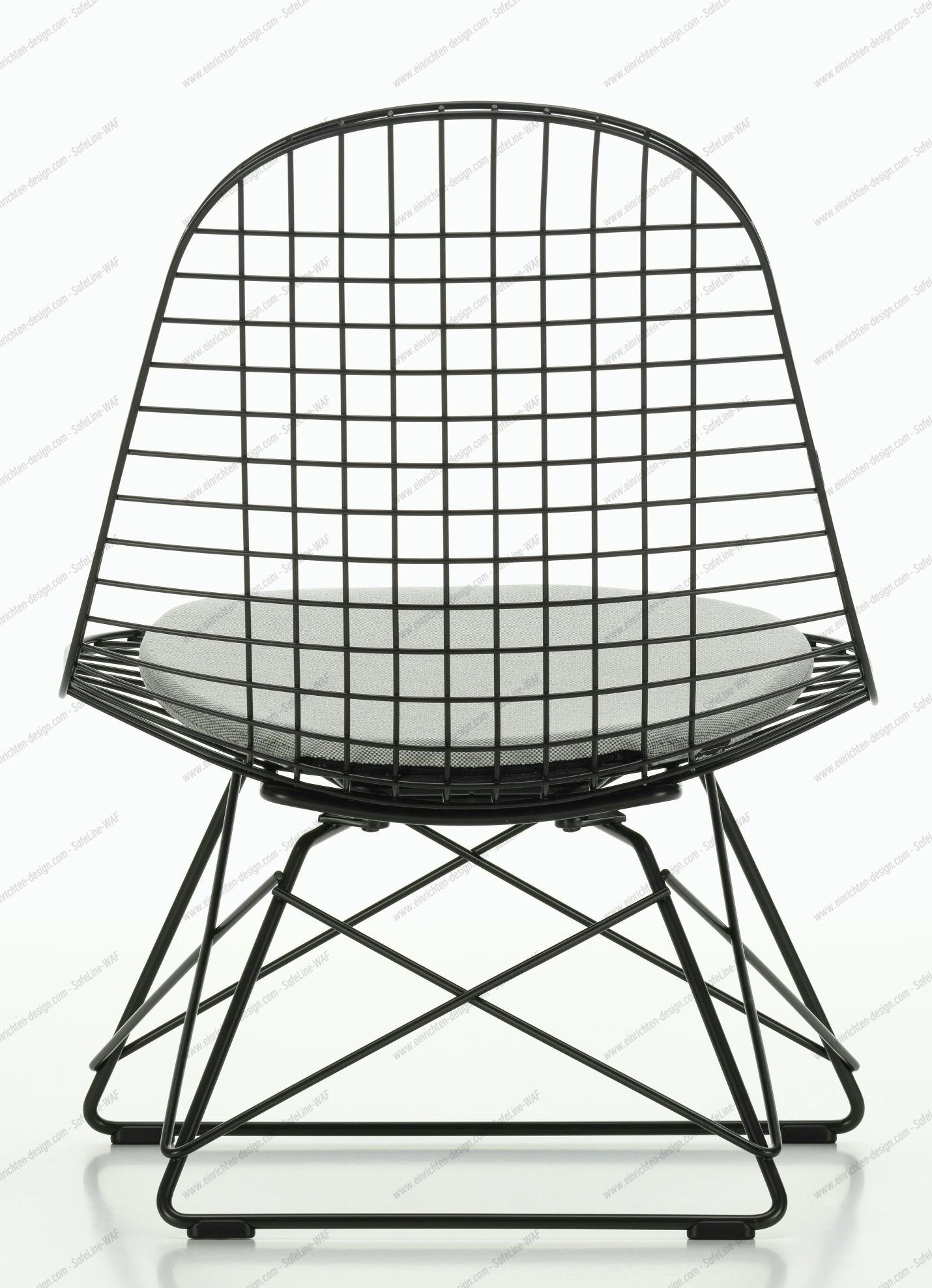 LKR-5 Wire Chair Chair with Seat Cushion Vitra