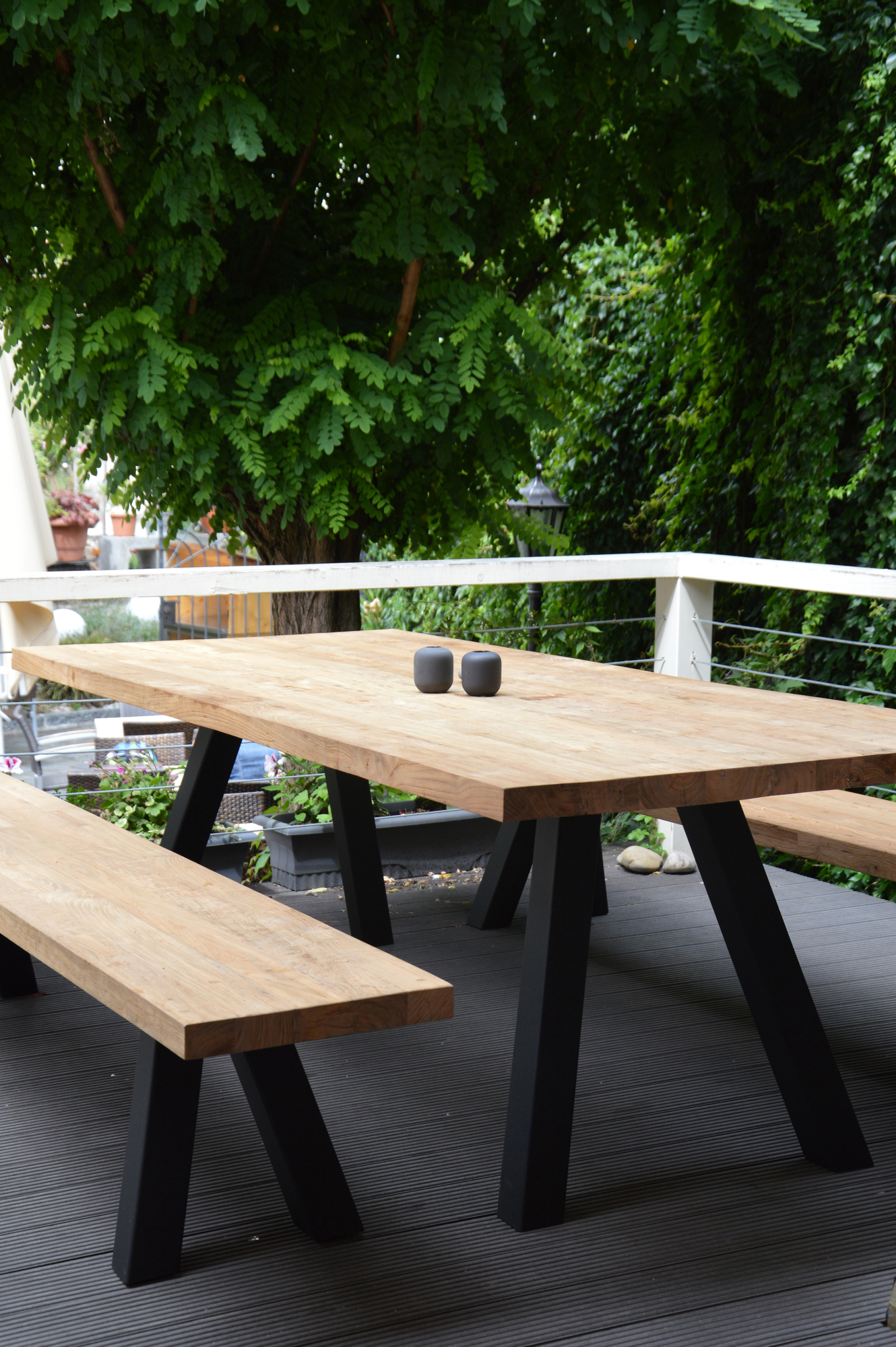 Bradford Table Width 240 Natural Black Jan Kurtz