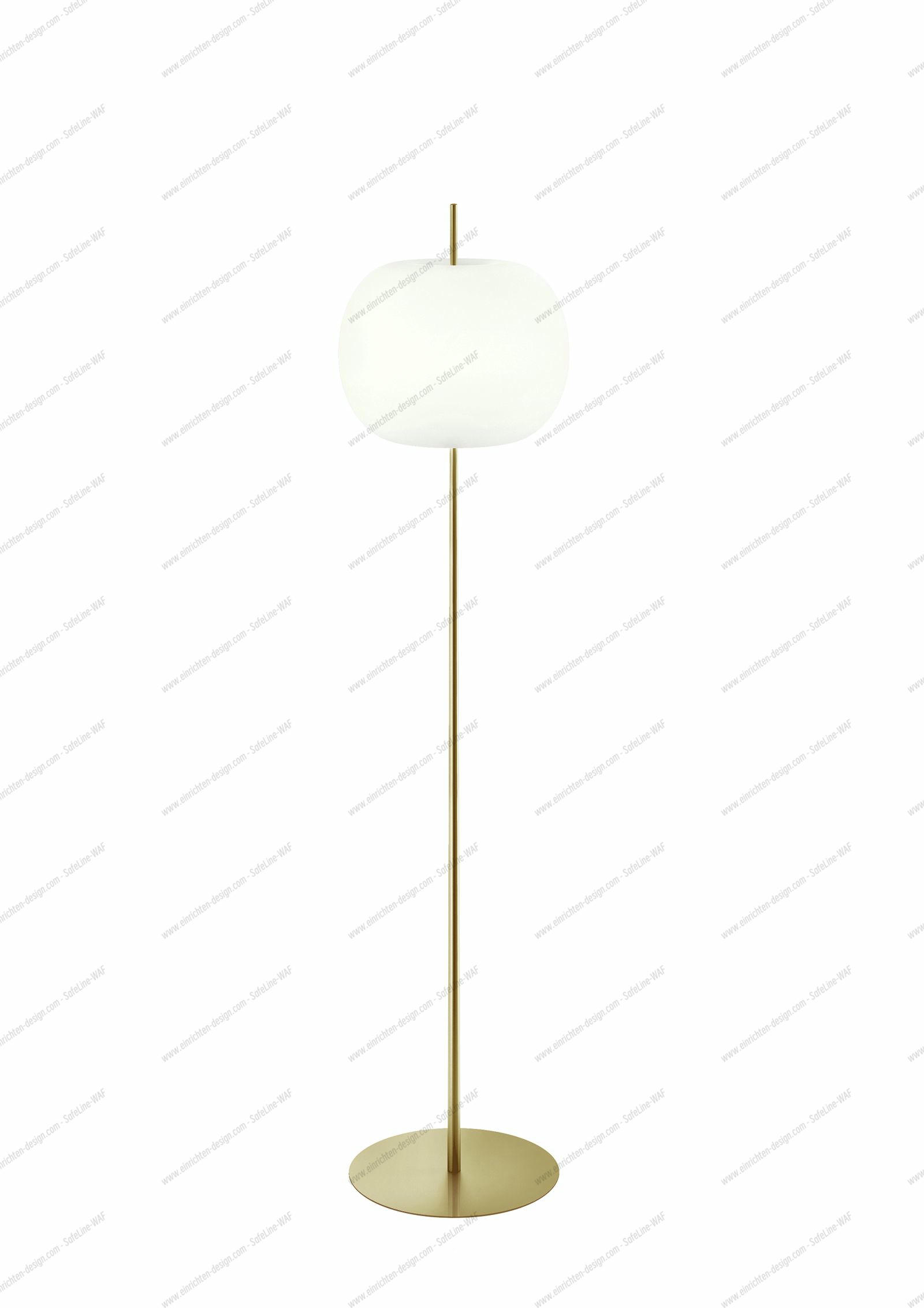 Kushi XL Floor Lamp Brass Kdln
