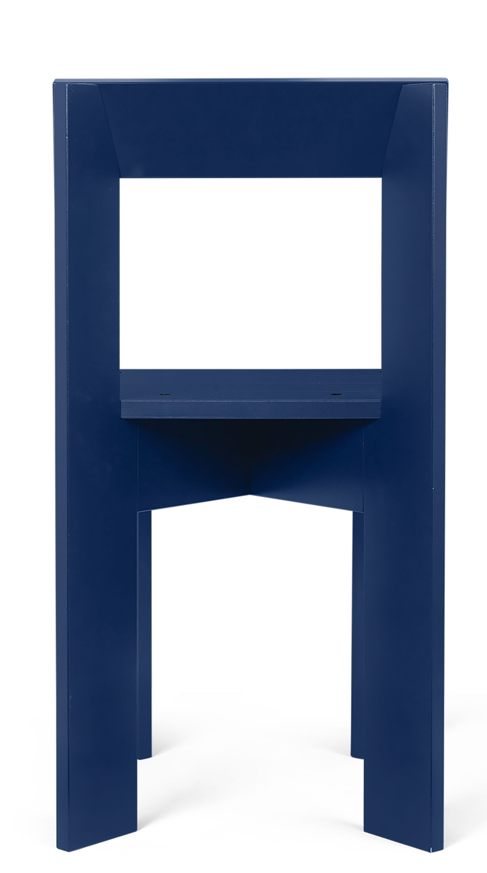 Ark Dining Chair Ferm Living Beech blue lacquered Ark Dining Chair Ferm Living Beech blue lacquered
