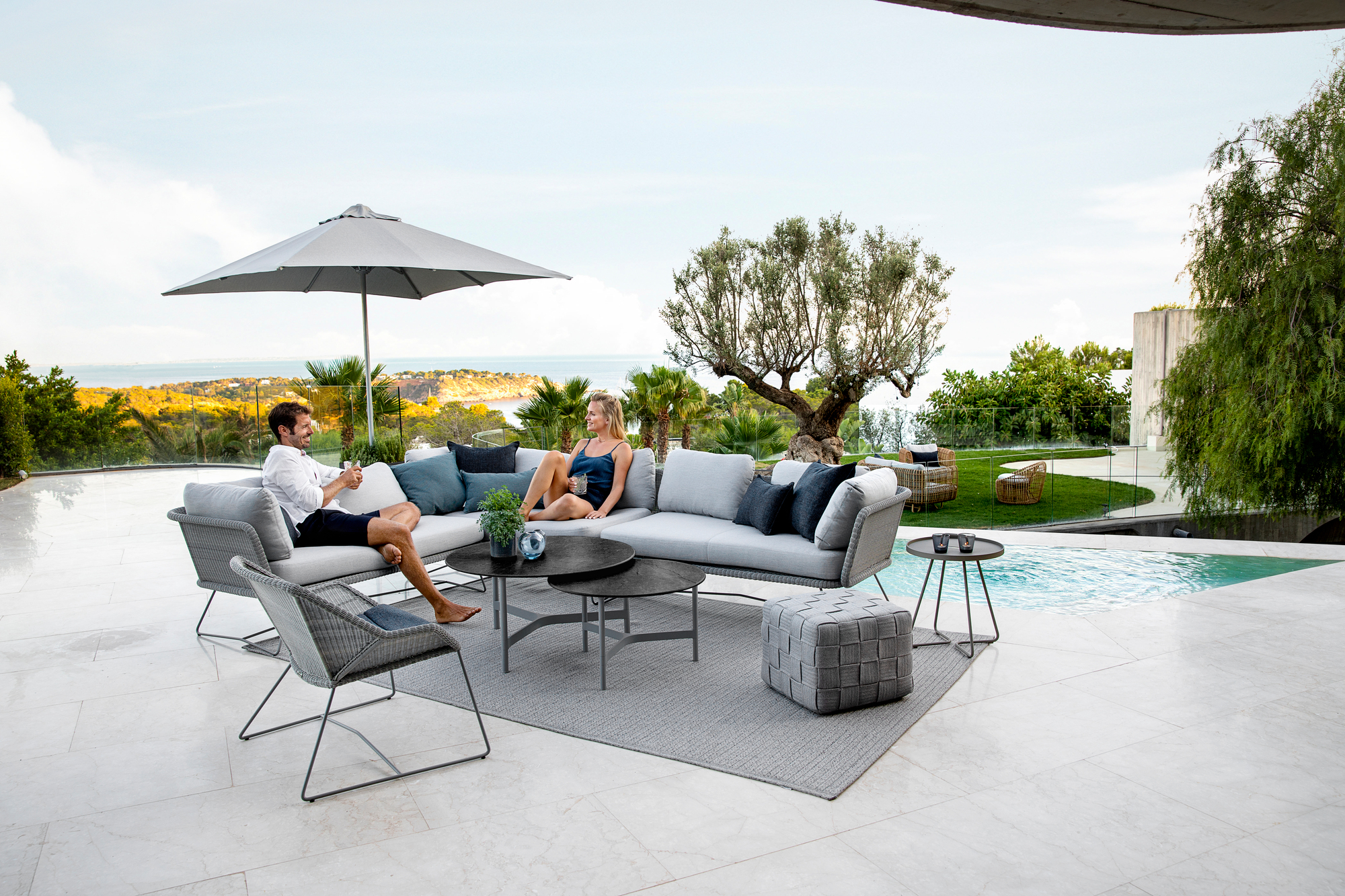 Horizon Outdoor 2-seater Modular sofa right Cane-Line
