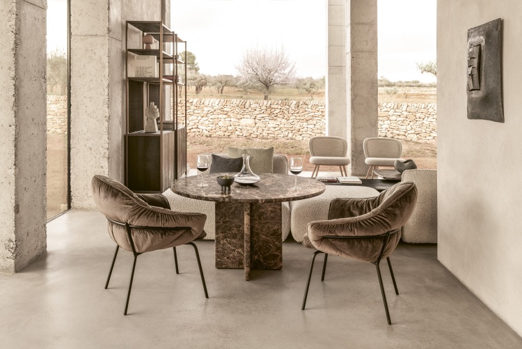 BC17 T-Rox table round dining table Janua Ø 110 x H 75 cm