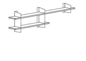 3/ B 100 cm + B 160 cm oben x H 67 cm