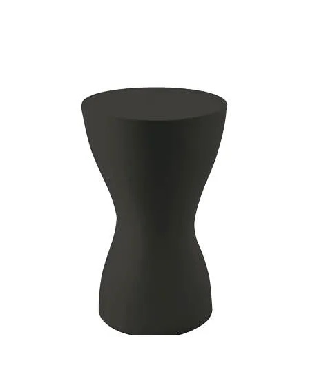 Schwarzer TOKYO-POP Tisch von Driade, moderner Beistelltisch in Sanduhrform für Wohnzimmer und Garten.