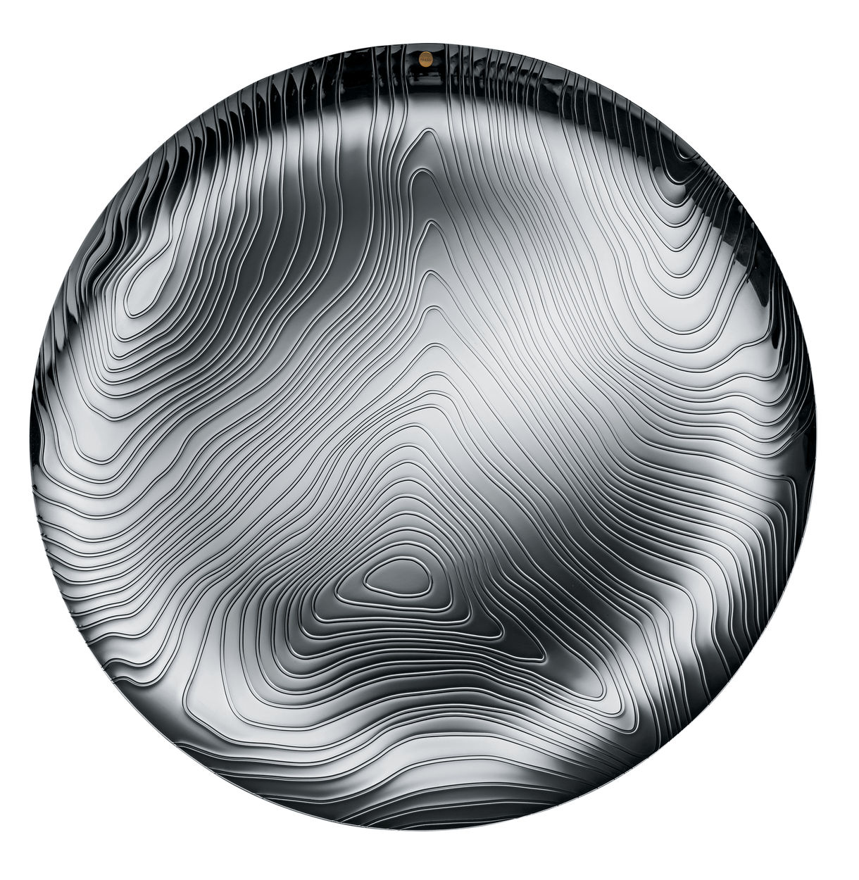 PU07 Veneer Tray Stainless steel Alessi