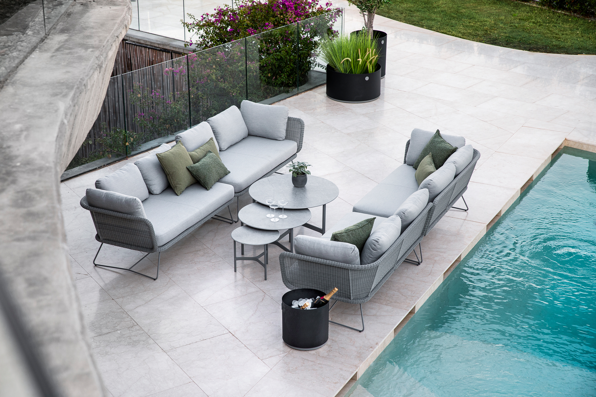 Horizon Outdoor 2-seater Modular sofa right Cane-Line