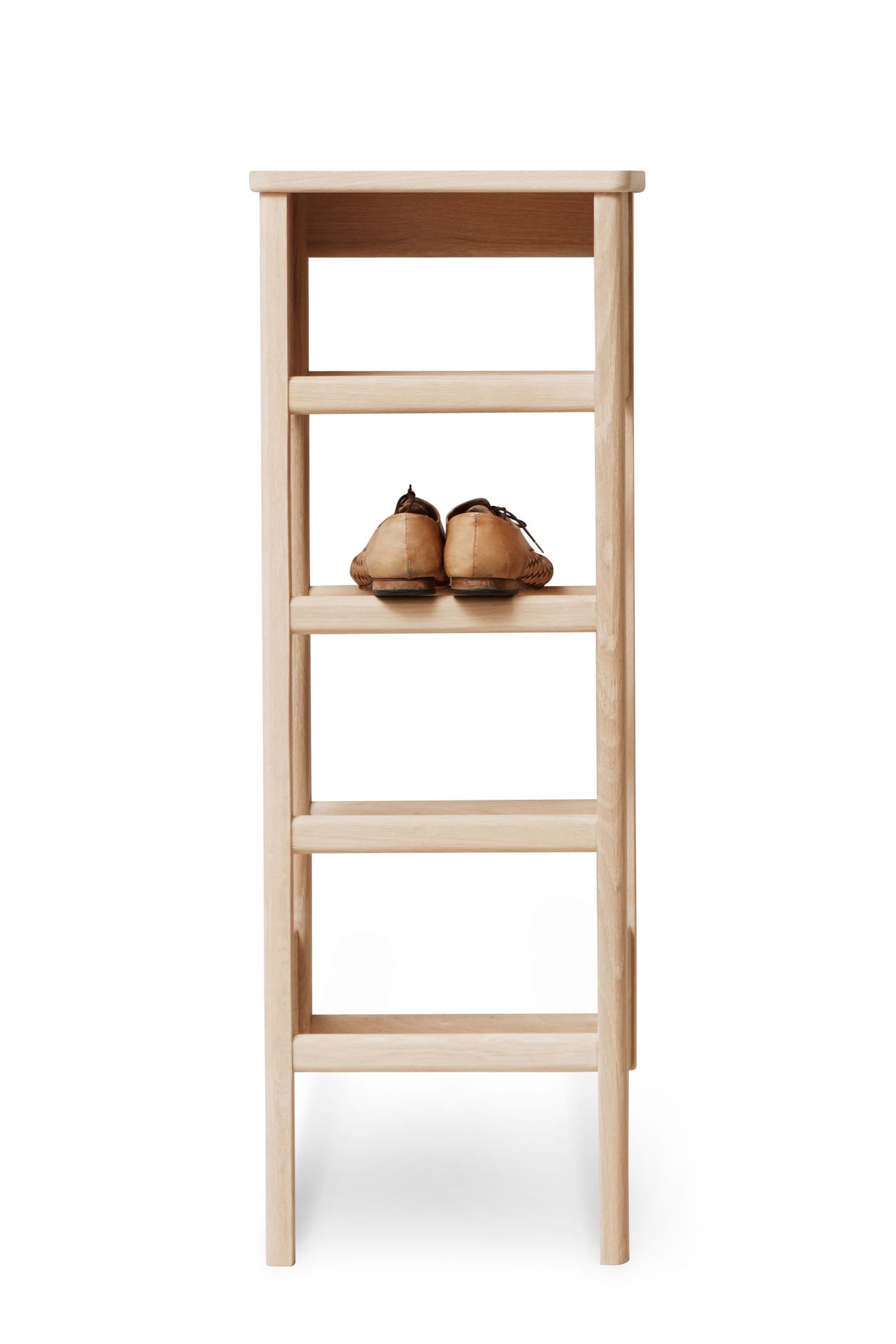 A Line Shoe rack 35 oak white oiled Form & Refine