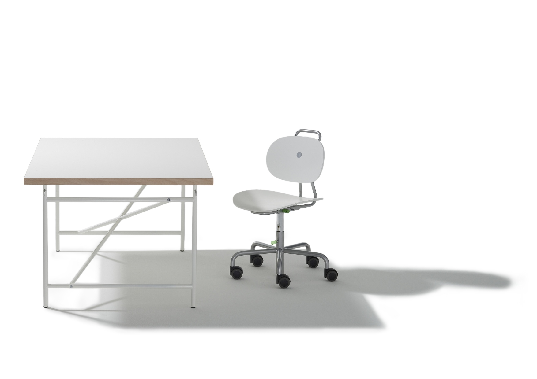 Eiermann desk for children white frame Richard Lampert