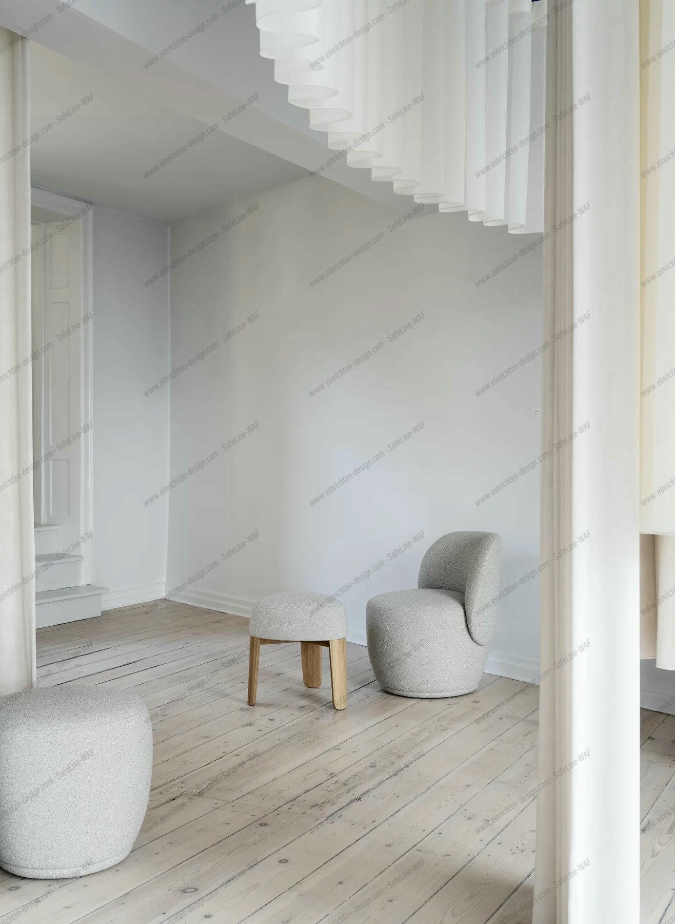 Kuon 2-seater sofa Blomus Boucla - Shitake 