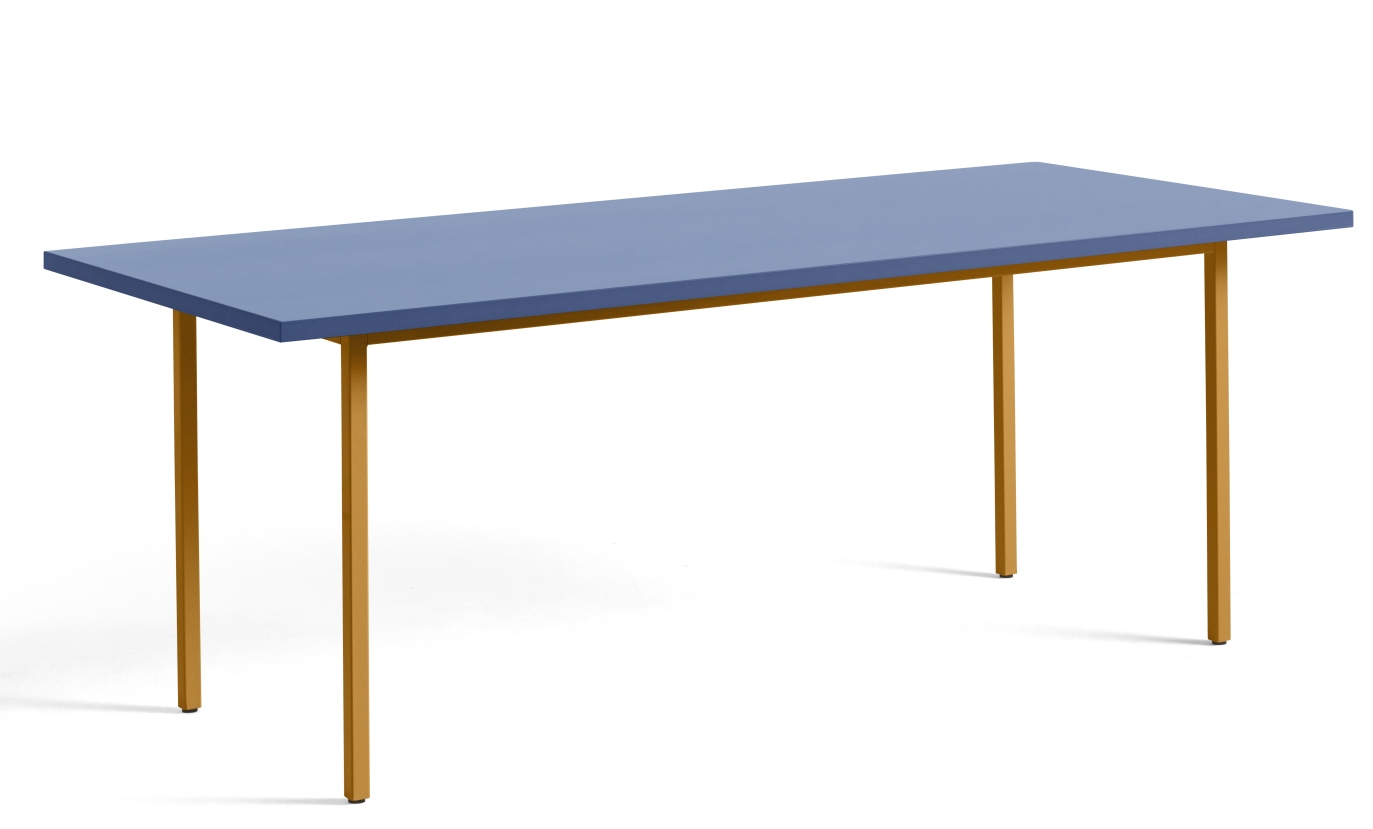  Two Colour Table Table Length 200 cm Hay Blue - Ochre