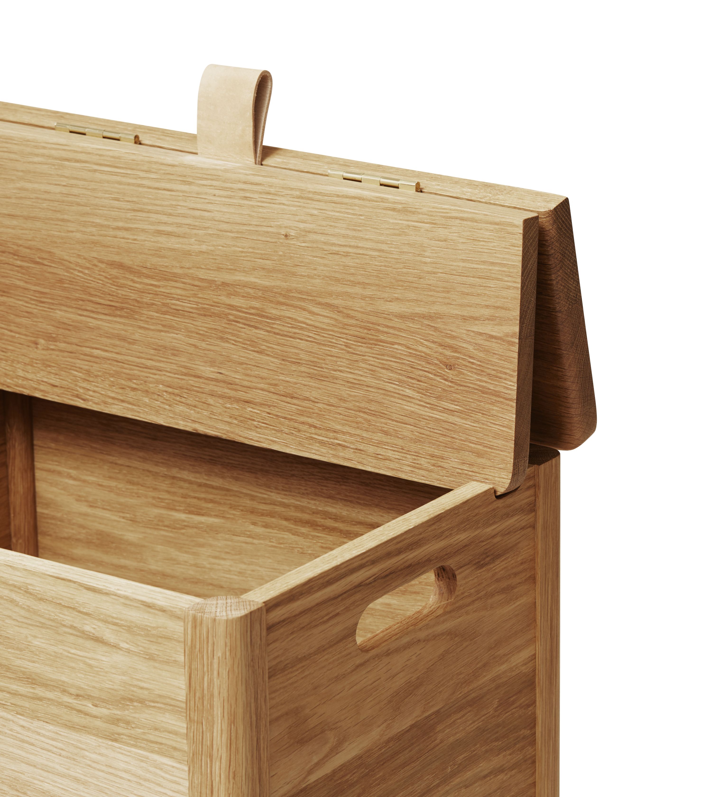 A Line Laundry Box Oak Oiled Form & Refine