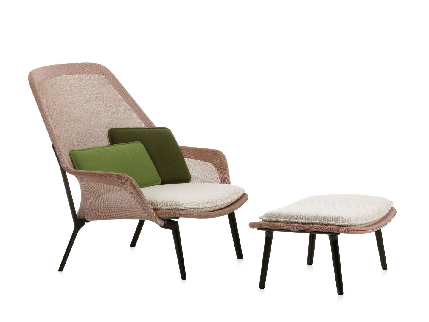 Slow Chair &amp; Ottoman Armchair Vitra