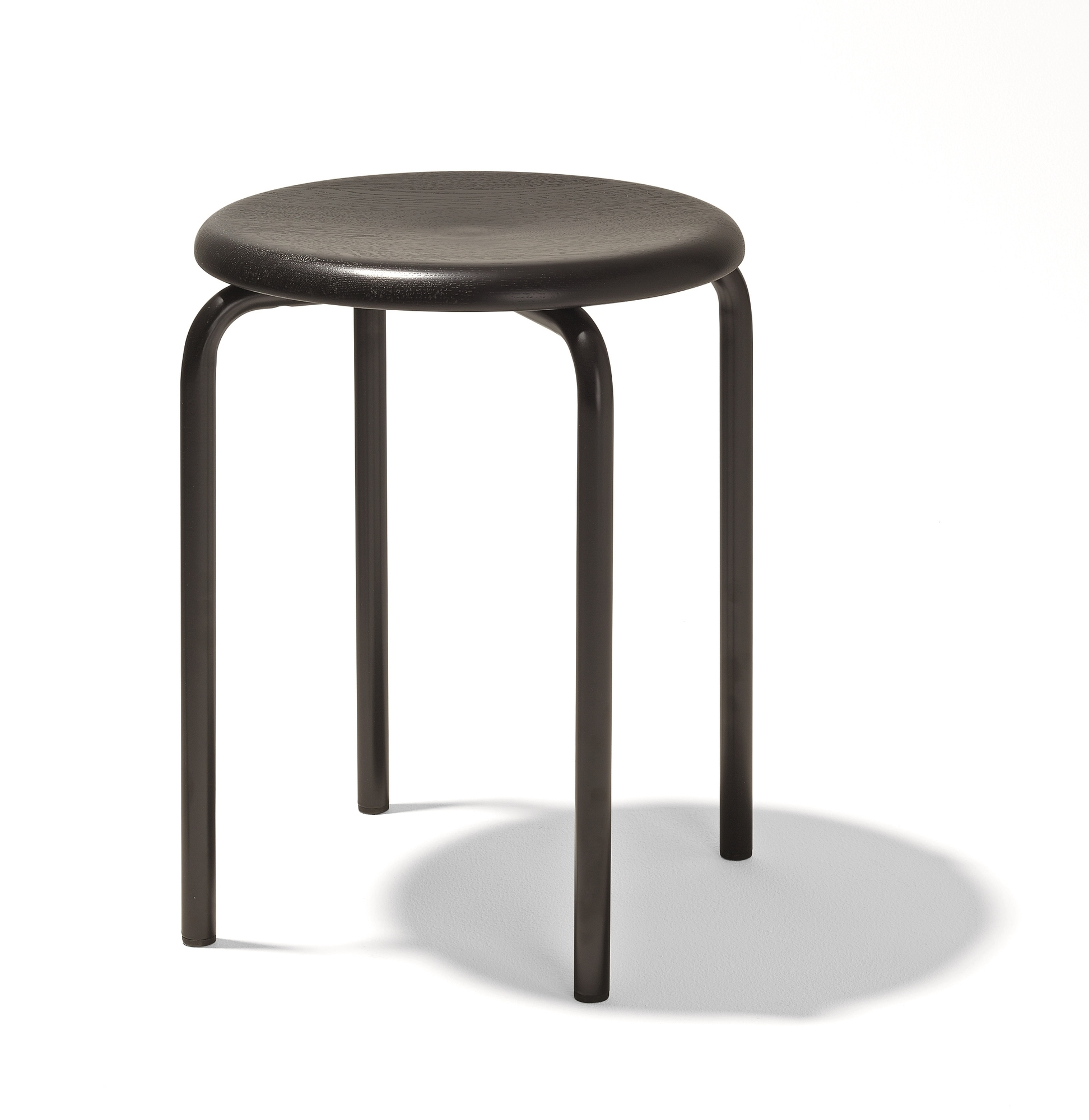 Tom Stacking stool Richard Lampert black / black