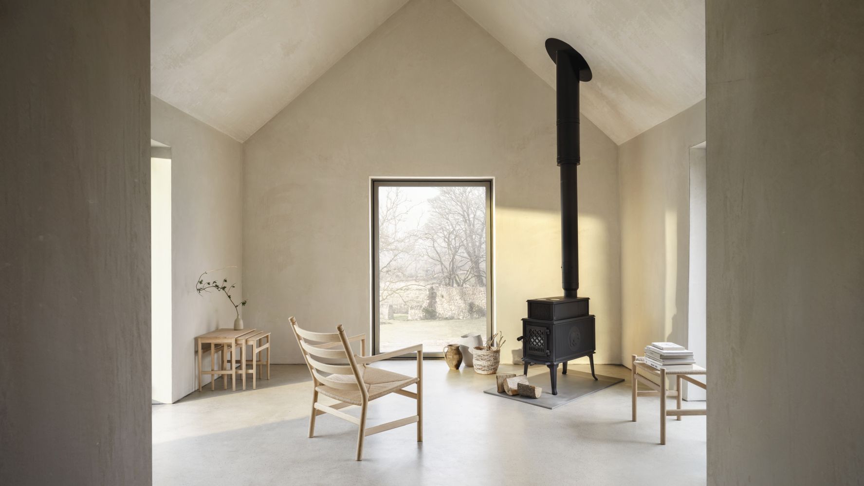 CH004 Nesting Tables Side Tables Set of 3 Carl Hansen & Søn 