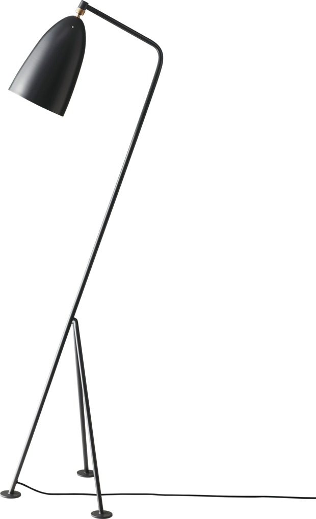 Gräshoppa / Grashoppa Floor light Anthracite-Grey Gubi