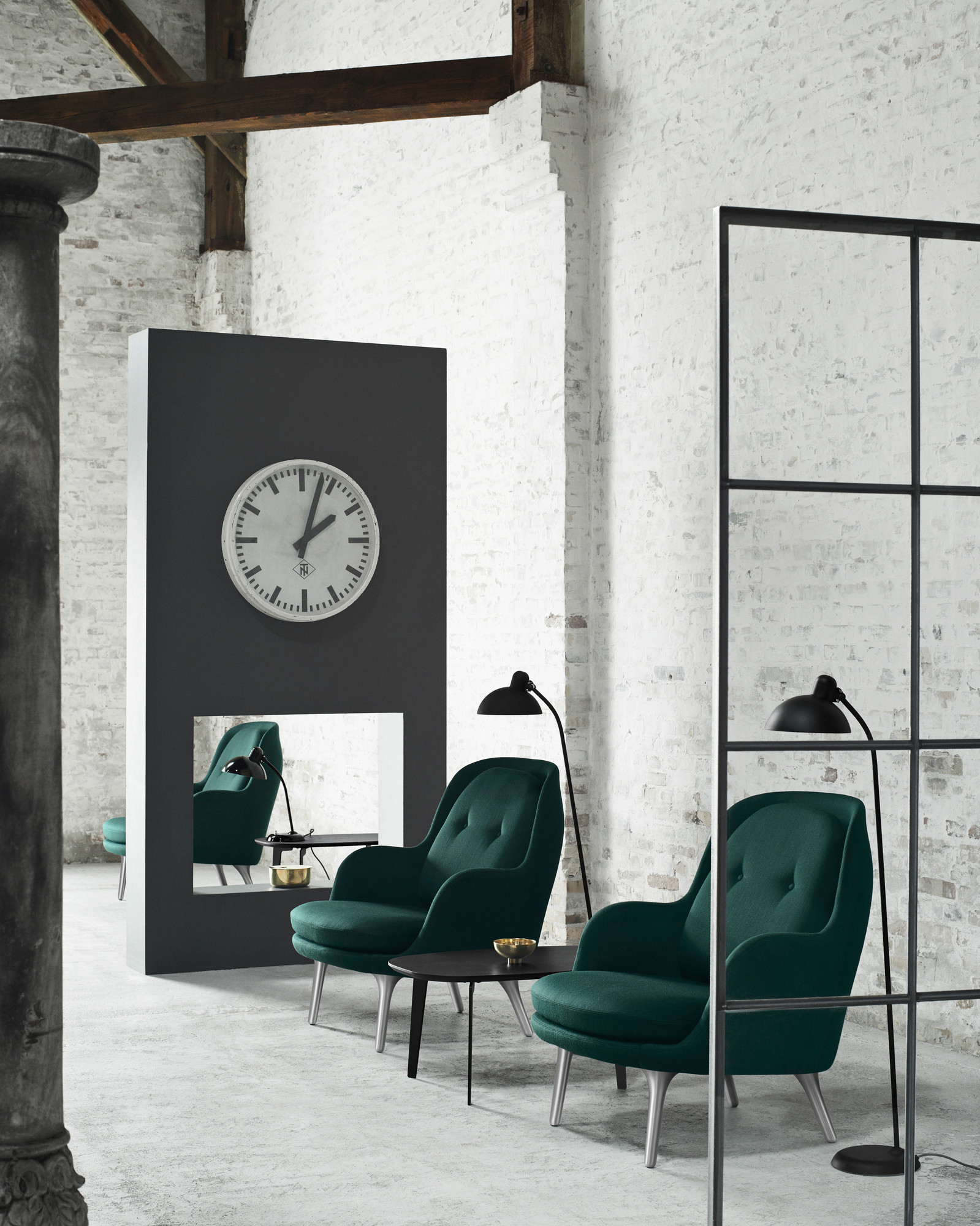 6556 F Floor lamp KAISER idell Fritz Hansen