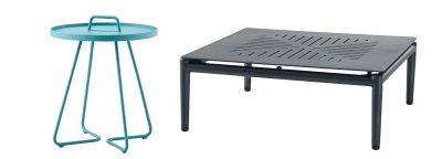 Couch and side table