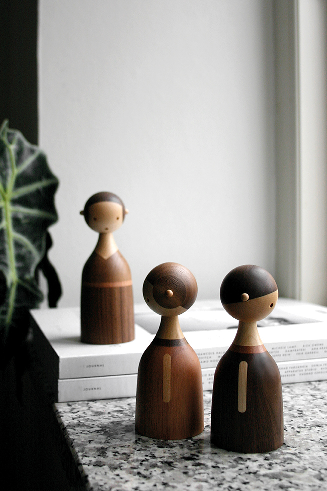 Kin wooden figure Baby Architectmade